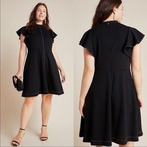 Anthropologie NWOT Maeve Deena Dress Black
